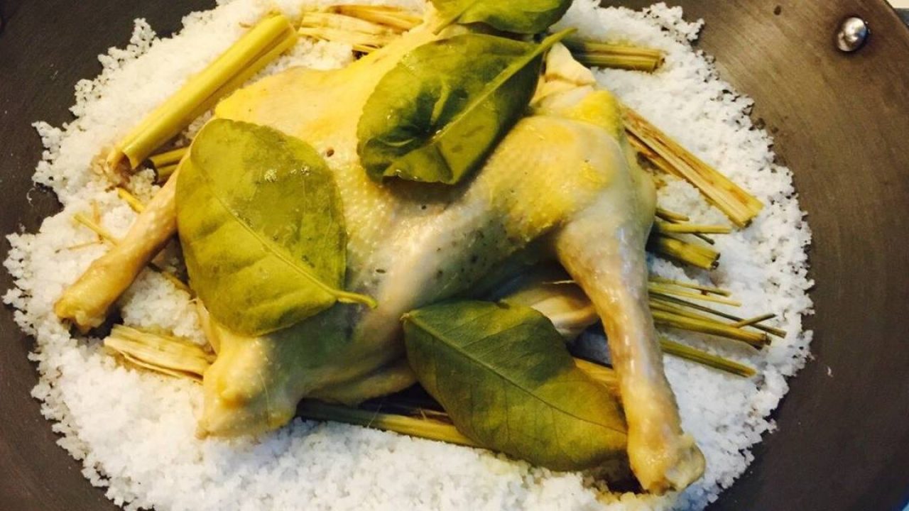 Thành quả gà vàng ươm và thơm ngon