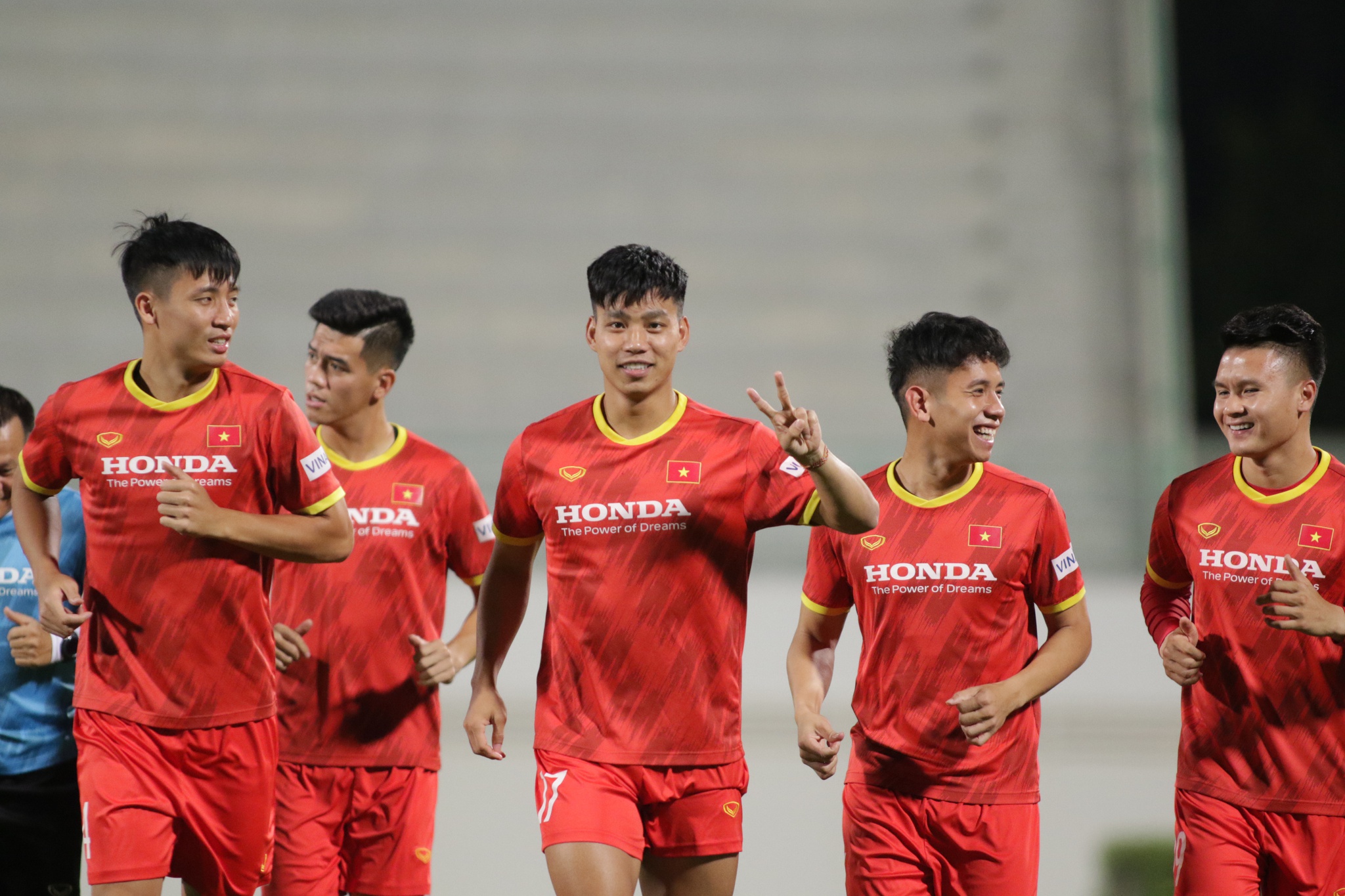 Đội tuyển Việt Nam sẵn sàng trước trận đấu